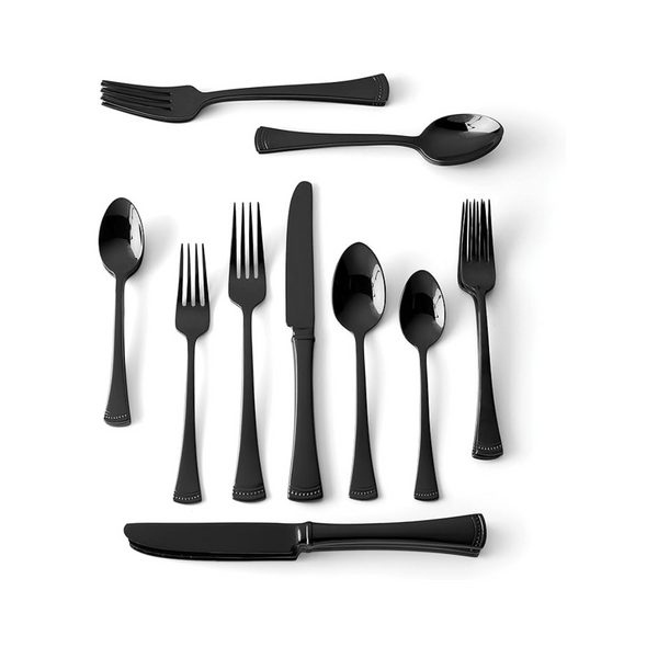 20-Piece Lenox Portola Black Flatware Set