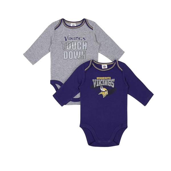 2-Pack NFL Minnesota Vikings Long Sleeve Bodysuit