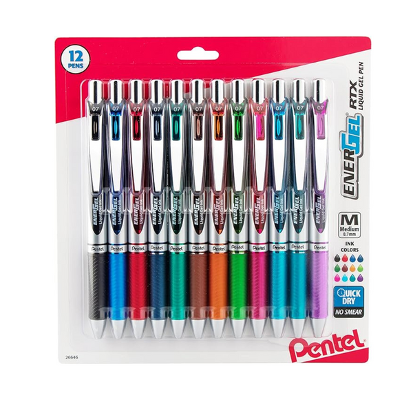 Pentel EnerGel RTX Retractable Liquid Gel Pens