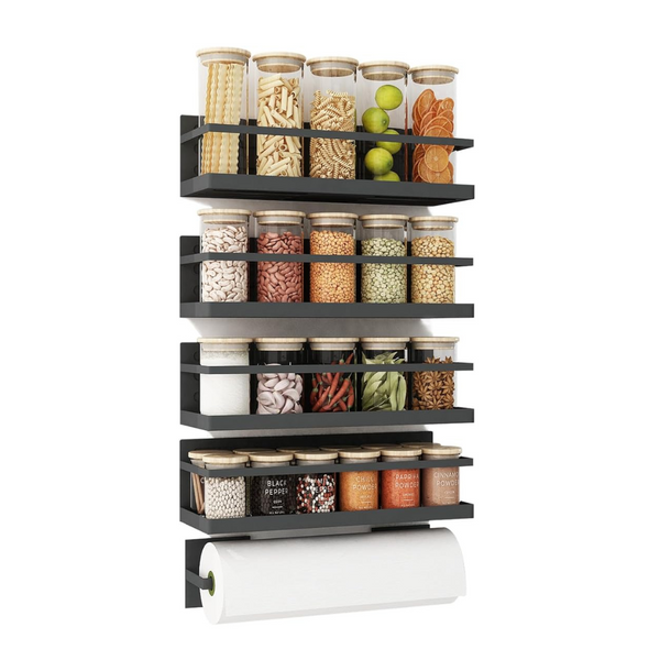 4-Pack Roysili Organizer Magnetic Spice Rack