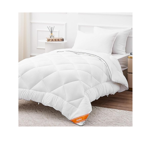 Aisbo Fluffy Twin Size Duvet Insert For All Seasons White Only