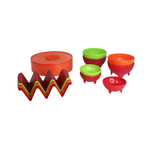 12-Piece IMUSA Plastic Reusable Taco Fiesta Set