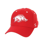 Zephyr Men's Stretch Fitted Arkansas Razorbacks Team Color Hat