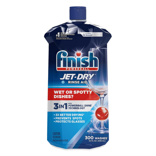 Finish Jet Dry Dishwasher Rinse Aid 32-oz.