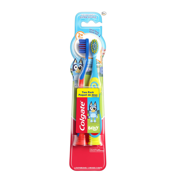 2-Pack Colgate Kids Bluey Extra Soft Toothbrush