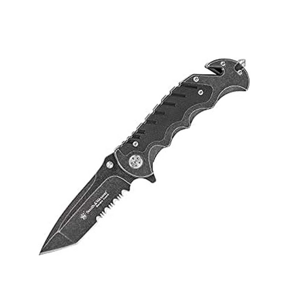 Smith & Wesson Tanto Blade 8.3" High Carbon S.S. Folding Knife