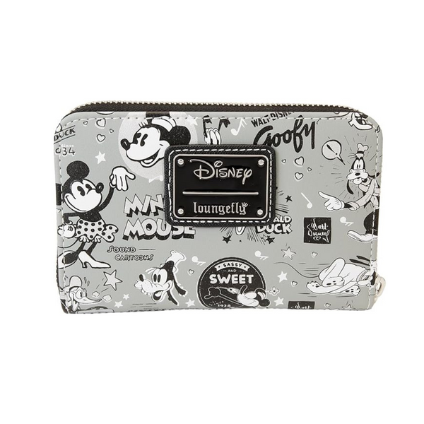 Loungefly Disney 100: Black and White Vault Wallet