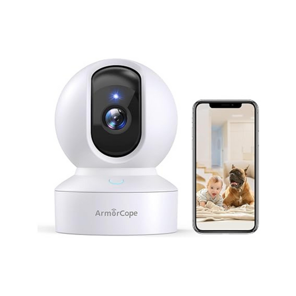 2K HD Motion Tracking Pet Security Camera with Phone App