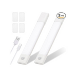 2-Pack Motion Sensor LED USB Rechargeable Closet Light