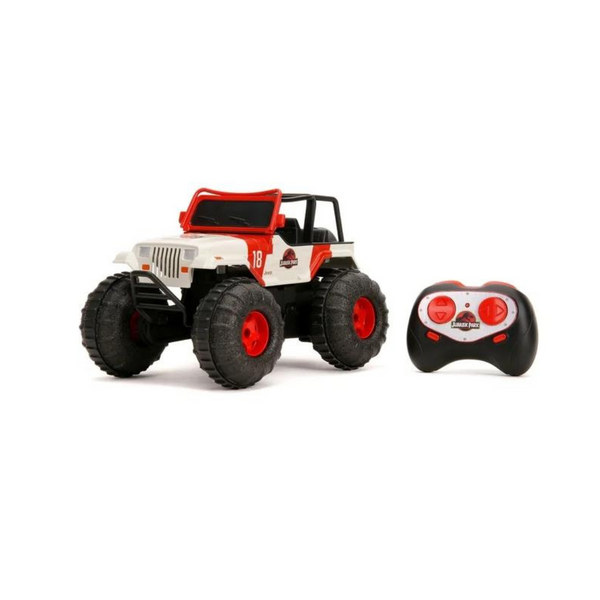 Jurassic World 10.5" Jeep Wrangler Water and Land RC Radio Control Cars