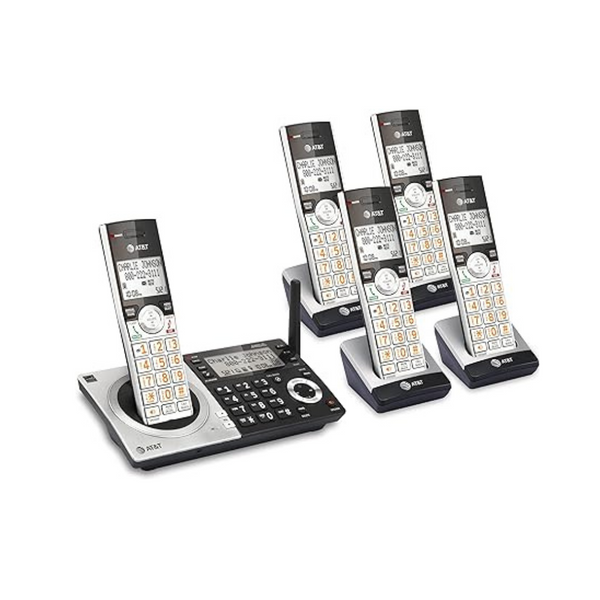 AT&T DECT 6.0 5-Handset Cordless Phone Set