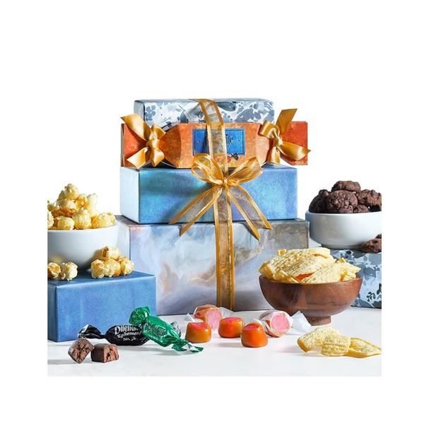 Broadway Basketeers Chocolate Food Gift Basket Tower