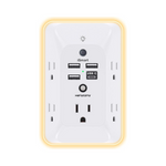 i-Smart 5-Outlet Extender Surge Protector USB-A, 1x USB-C Ports