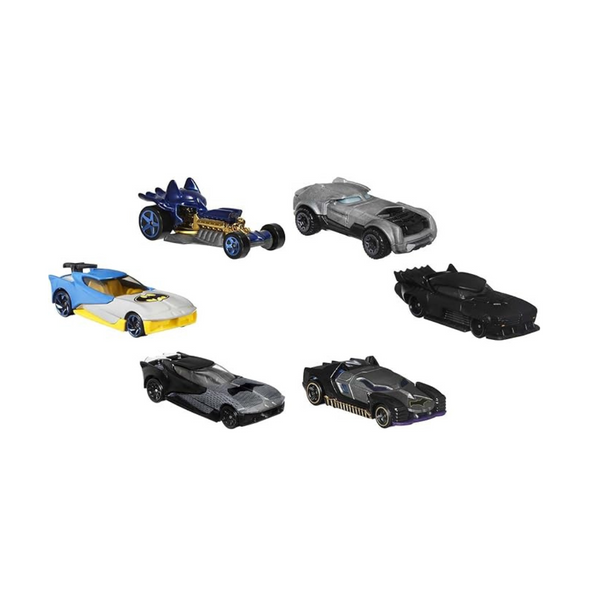 6-Pack Hot Wheels Batman Character Car