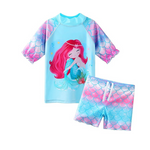 Baohulu Girls Little Mermaid UPF 50+ UV Protective Tankini Swimsuit