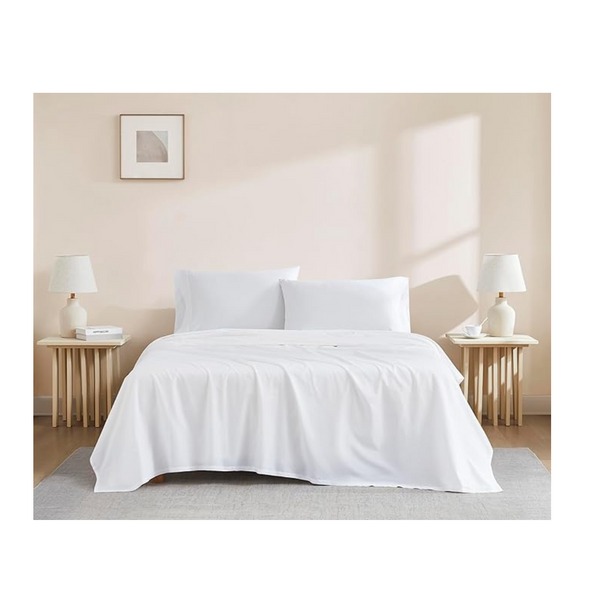 4-Piece Linen Closet Luxury Organic Cotton King Sheet Set