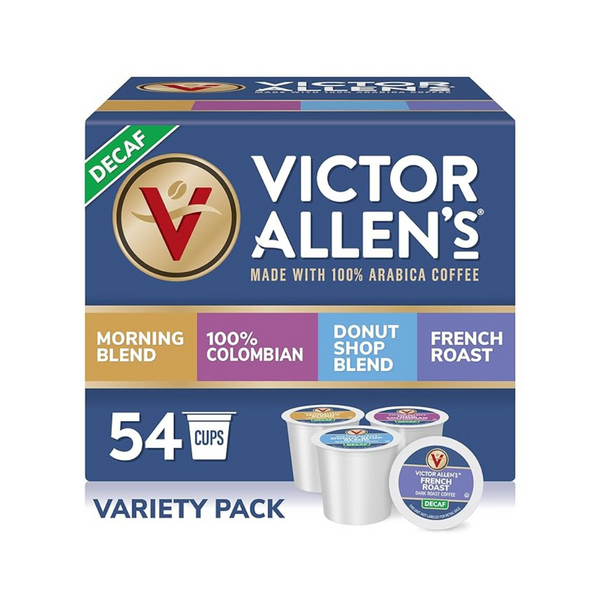 Victor Allen’s Coffee Decaf Variety Pack Single Serve Coffee Pods