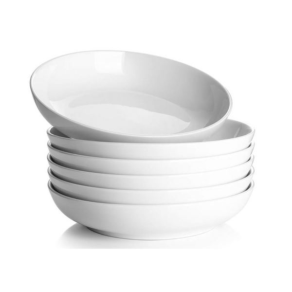 6-Set Microwave Dishwasher Safe Pasta Bowls