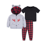 Gerber Baby Boys Toddler Zip Hoodie & Joggers Clothing Set