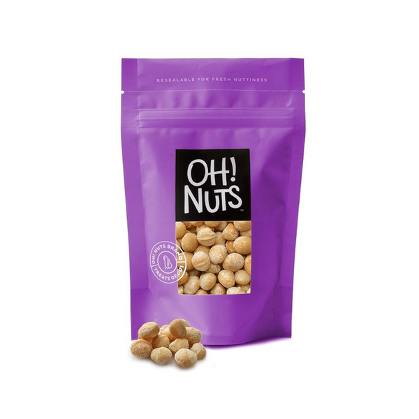 Oh! Nuts Dry Roasted Unsalted Macadamia Nuts