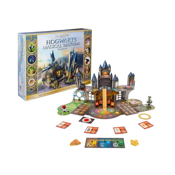 Wizarding World Harry Potter Hogwarts Magical Mayhem 3D Board Game