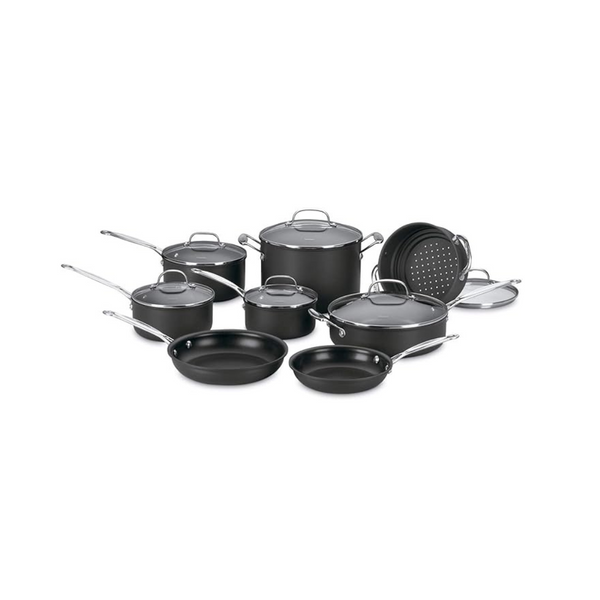 14-Piece Cuisinart Chef's Classic Nonstick Hard Anodized Cookware Set