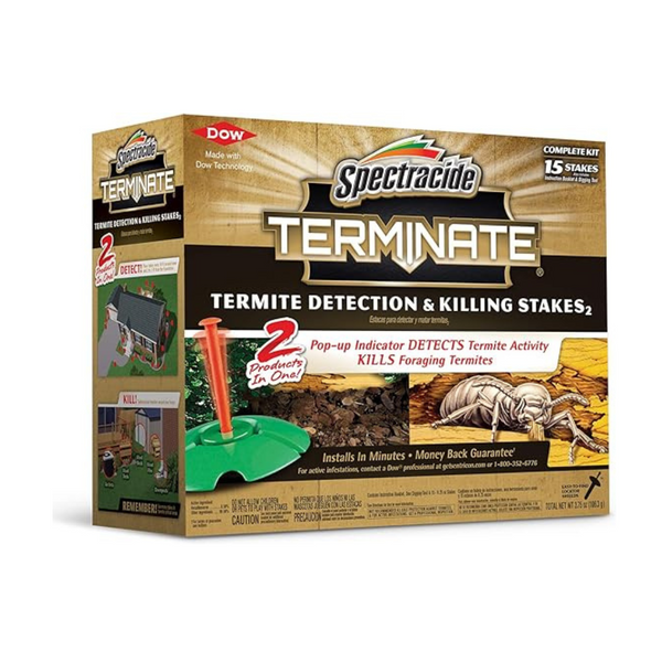 15-Count Spectracide Termite Killing Stakes with Detection Kit