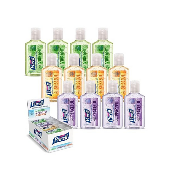 12-Pack of Purell Advanced Hand Sanitizer Gel