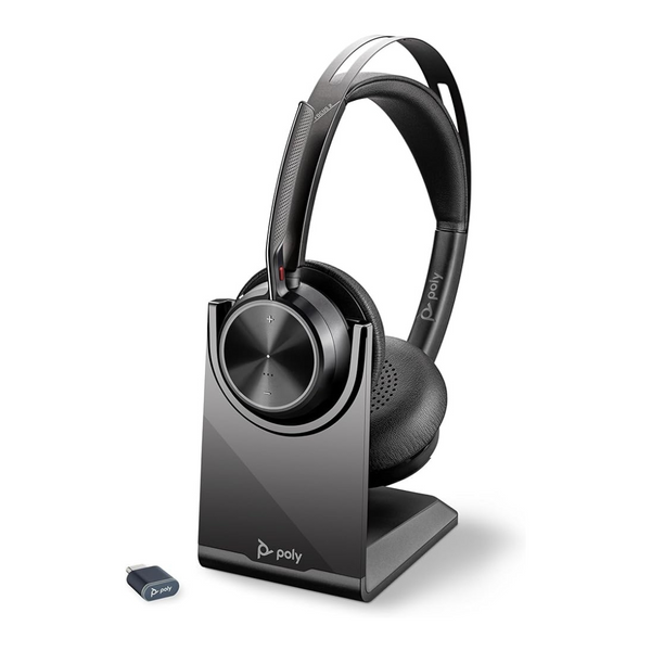 Plantronics Poly Voyager Focus 2 UC Wireless Headset with Microphone