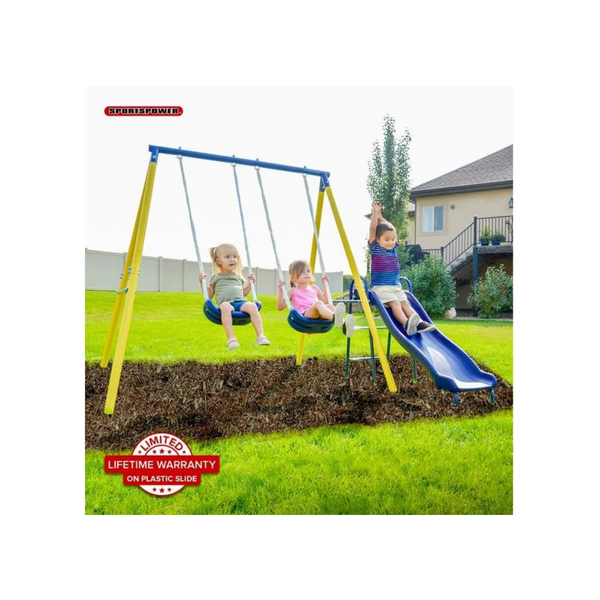 Sportspower Power Play Time Metal Swing Set