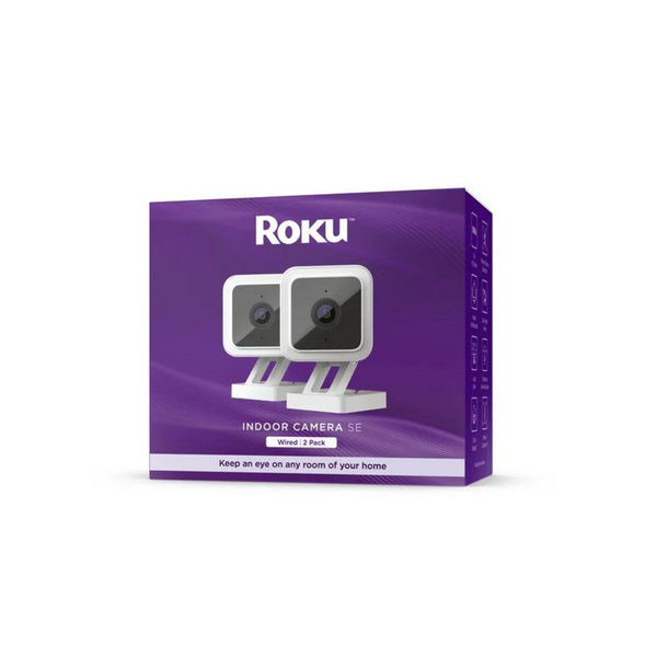 2-Pack Roku Smart 1080p HD Home Indoor Security Surveillance Camera