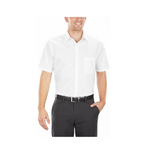 Van Heusen Men’s Regular Fit Poplin Solid Short Sleeve Dress Shirt