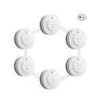 6-Pack X-Sense Wireless Interconnected Battery Powered Fire Alarm