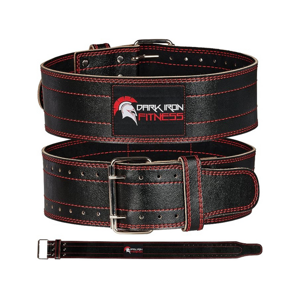 Dark Iron Fitness 100% Leather Weight Lifting Belt