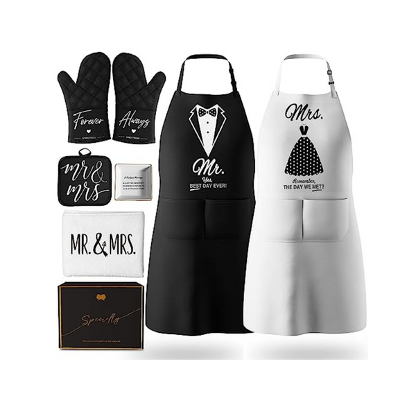 8-Pack Citta Kitchen Cooking Apron Gift Set