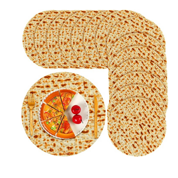 200 Pcs Passover Paper Matzoh Place Mats