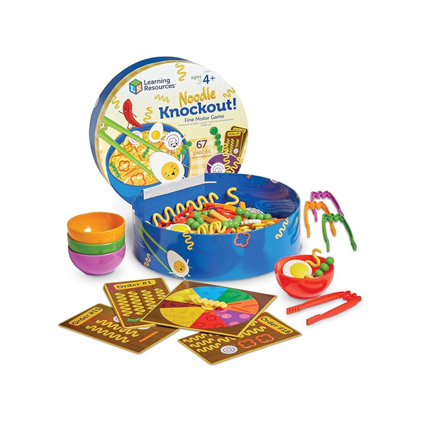 67-Piece Learning Resources Noodle Knockout Fine Motor Game