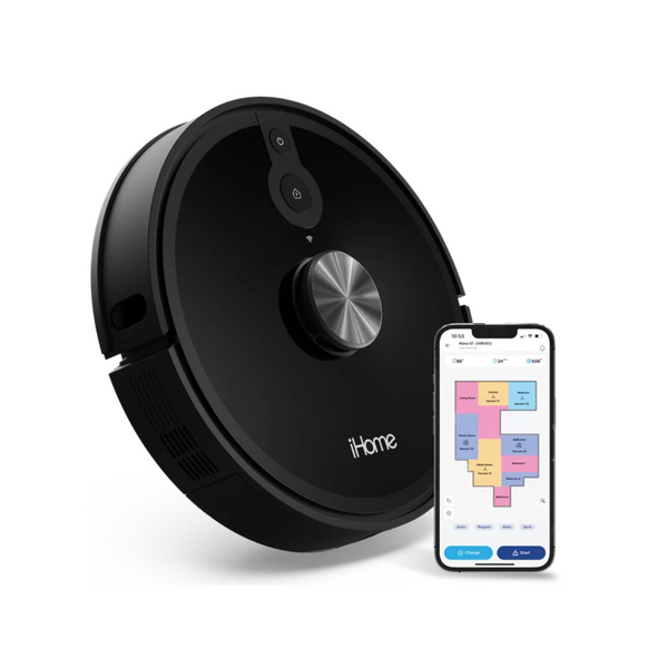 iHome AutoVac Nova S1 Robot Vacuum with LIDAR Navigation