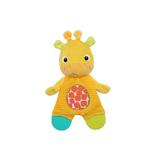 Bright Starts Snuggle & Teethe BPA-free Crinkle Teething Plush Baby Toy