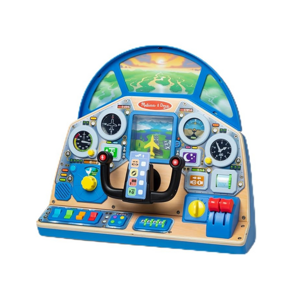 Melissa & Doug Jet Pilot Interactive Dashboard Playset