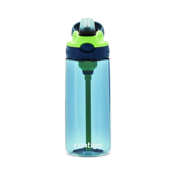 Contigo Aubrey Kids Cleanable Water Bottle with Silicone Straw and Spill-Proof Lid