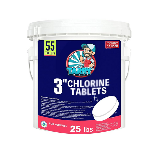 G-Mood 25 lb 3" Chlorine Tabs for Hot Tub Swimming Pool