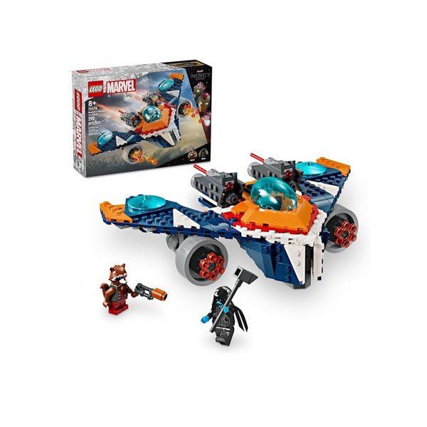 LEGO Marvel Rocket's Warbird vs. Ronan Super Hero Spaceship Toy