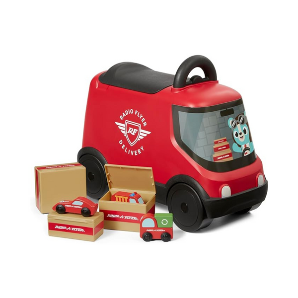 Radio Flyer Delivery Van Ride On Toy