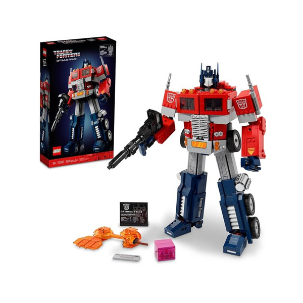 1508-Piece LEGO Transformers Optimus Prime 10302 Figure Building Set