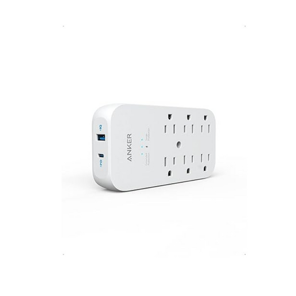 Anker Outlet Extender and USB Wall Charger with 6 Outlets