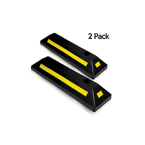 Zone Tech 2-Pack Heavy Duty Rubber Parking Guide