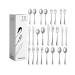 20-Piece Sliverset Premium Stainless Steel Flatware Set