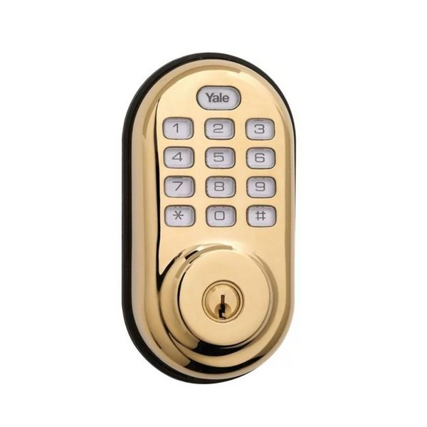 Yale Security Electronic Push Button Deadbolt Fully Motorized