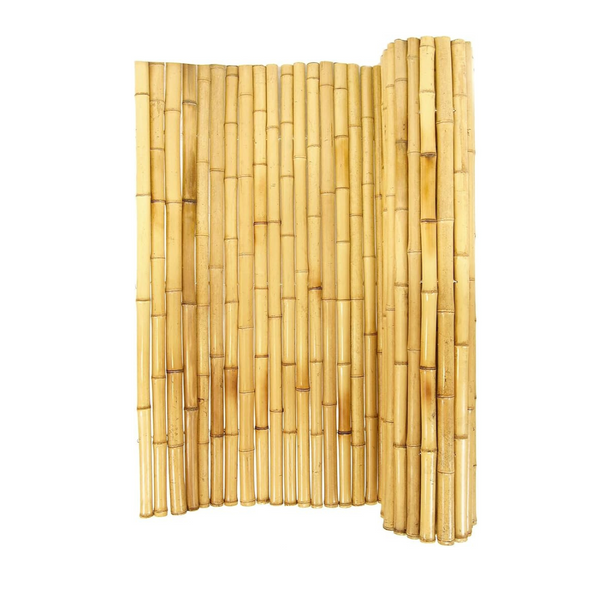 Backyard X-Scapes Natural Bamboo Fencing Rolled Fence Panel